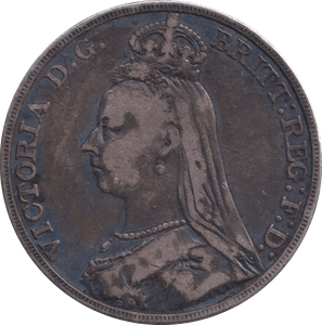 1892 CROWN ( FINE ) - CROWN - Cambridgeshire Coins