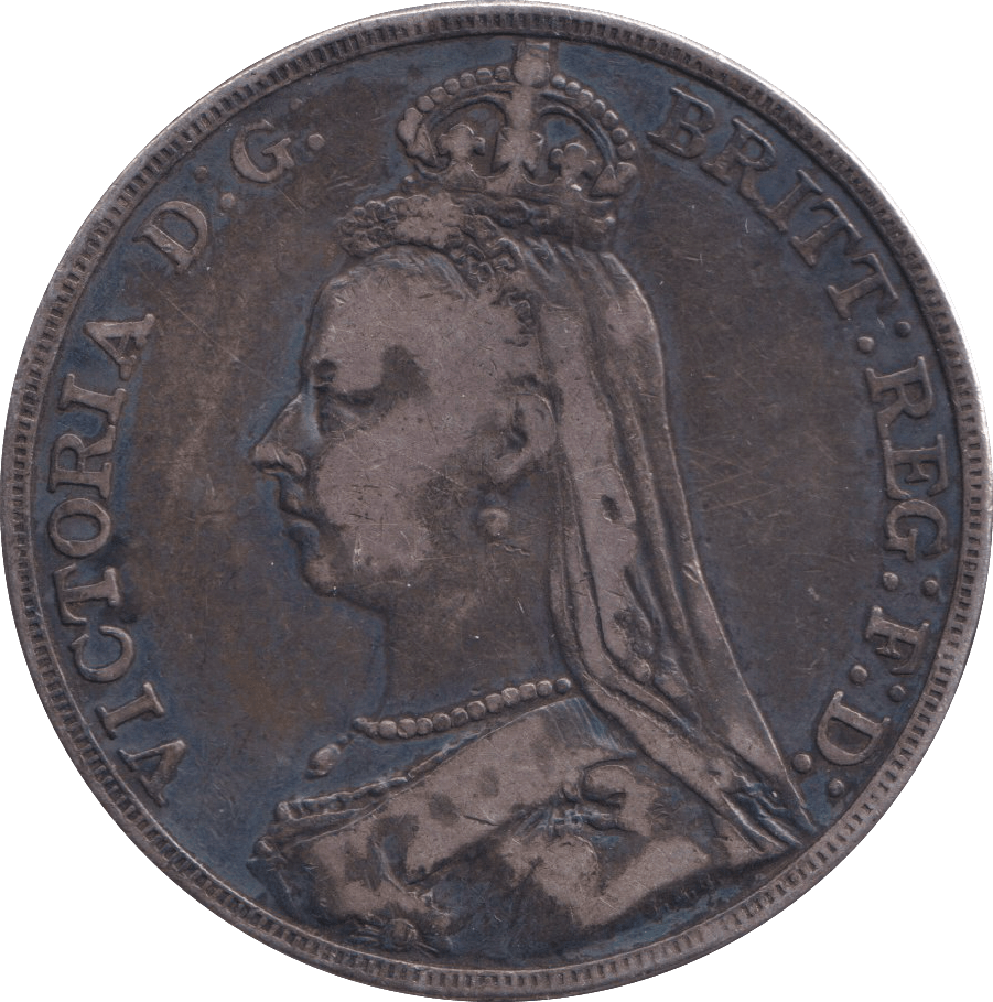 1892 CROWN ( FINE ) - CROWN - Cambridgeshire Coins