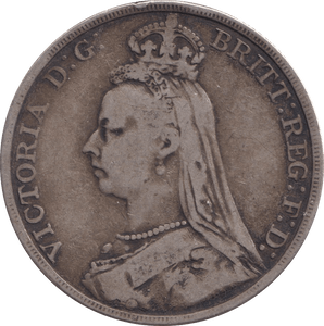 1892 CROWN ( FINE ) - CROWN - Cambridgeshire Coins