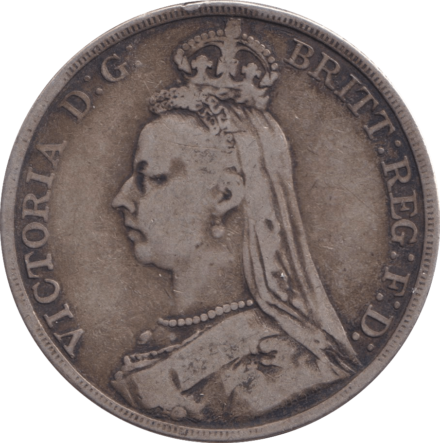 1892 CROWN ( FINE ) - CROWN - Cambridgeshire Coins