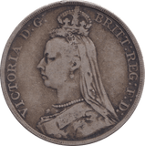 1892 CROWN ( FINE ) - CROWN - Cambridgeshire Coins