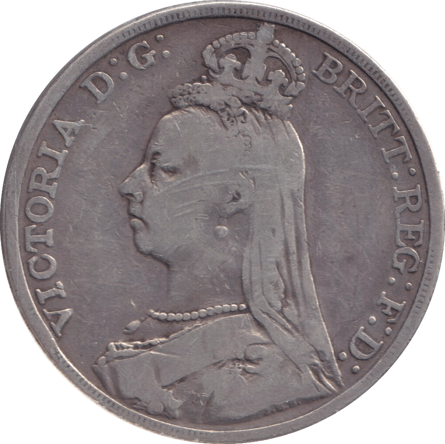 1892 CROWN ( FINE ) - CROWN - Cambridgeshire Coins