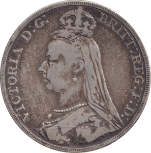 1892 CROWN ( FINE ) - CROWN - Cambridgeshire Coins