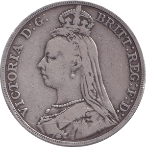 1892 CROWN ( FINE ) - CROWN - Cambridgeshire Coins