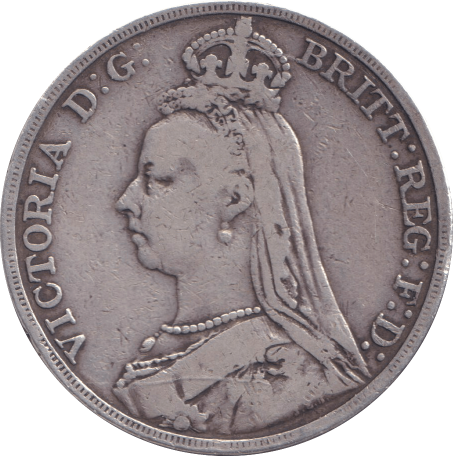 1892 CROWN ( FINE ) - CROWN - Cambridgeshire Coins
