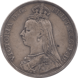 1892 CROWN ( FINE ) - CROWN - Cambridgeshire Coins