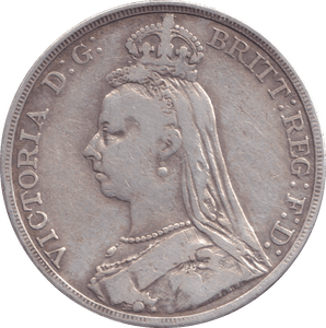 1892 CROWN ( FINE ) - CROWN - Cambridgeshire Coins