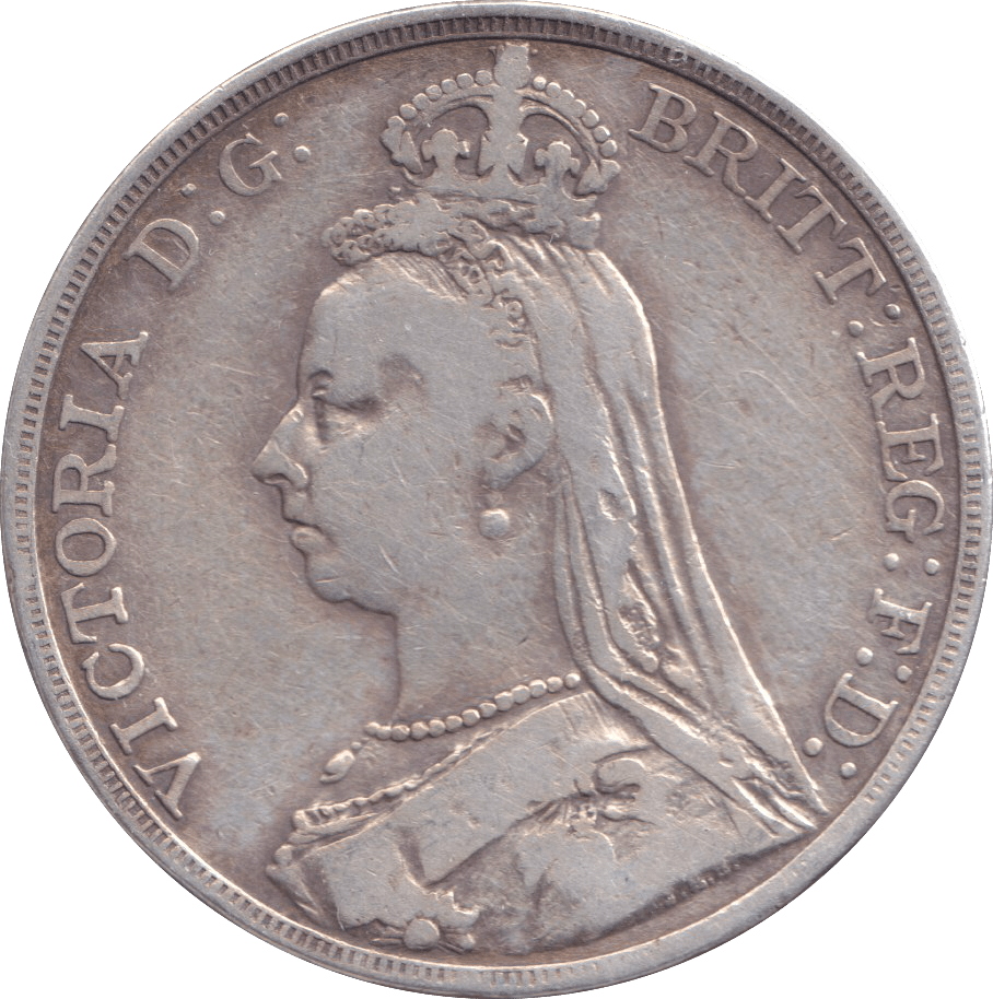 1892 CROWN ( FINE ) - CROWN - Cambridgeshire Coins