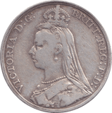 1892 CROWN ( FINE ) - CROWN - Cambridgeshire Coins