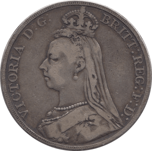 1892 CROWN ( FINE ) - CROWN - Cambridgeshire Coins