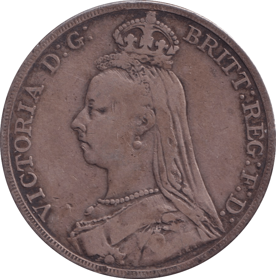 1892 CROWN ( FINE ) - CROWN - Cambridgeshire Coins