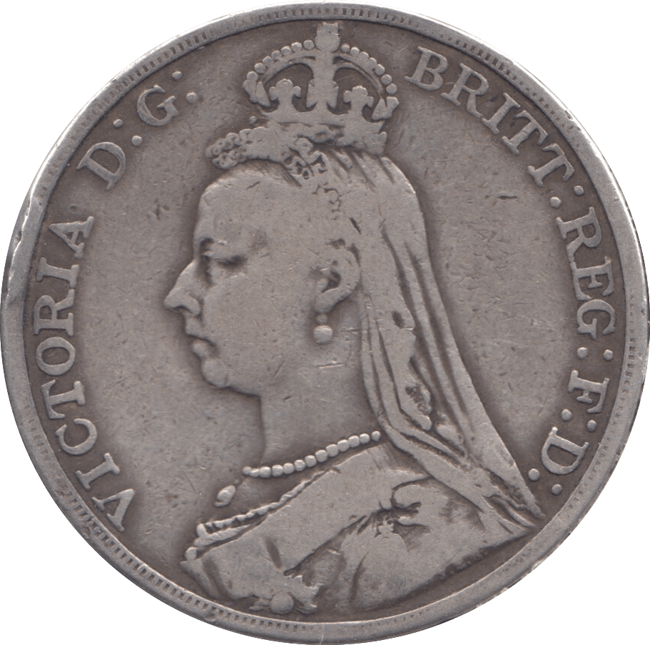 1892 CROWN ( FINE ) - Crown - Cambridgeshire Coins