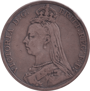 1892 CROWN ( FINE ) - CROWN - Cambridgeshire Coins
