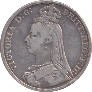 1892 CROWN ( FINE ) - CROWN - Cambridgeshire Coins
