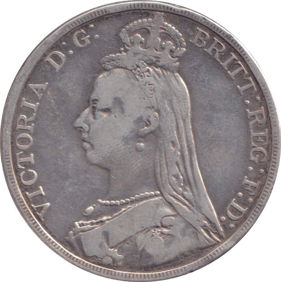 1892 CROWN ( FINE ) - CROWN - Cambridgeshire Coins