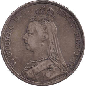 1892 CROWN ( FINE ) - CROWN - Cambridgeshire Coins