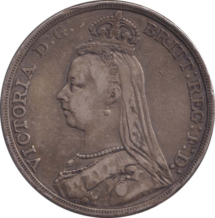 1892 CROWN ( FINE ) - CROWN - Cambridgeshire Coins
