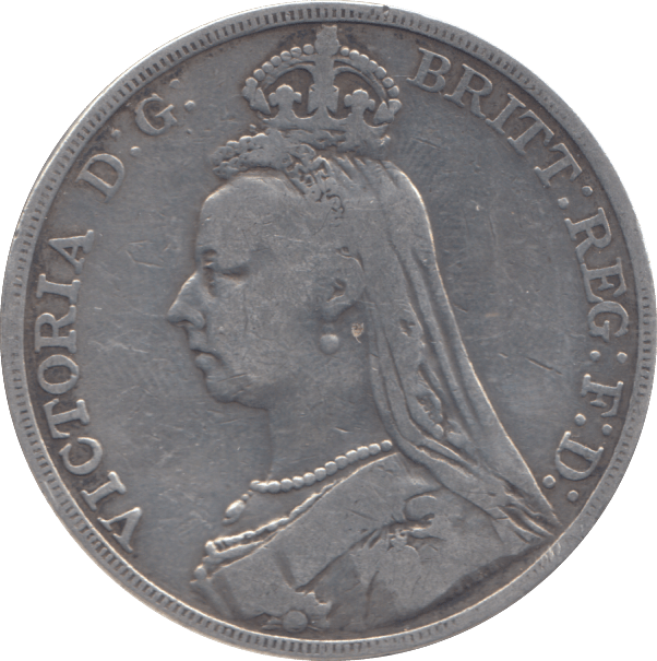 1892 CROWN ( FINE ) - CROWN - Cambridgeshire Coins
