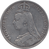 1892 CROWN ( FINE ) - CROWN - Cambridgeshire Coins