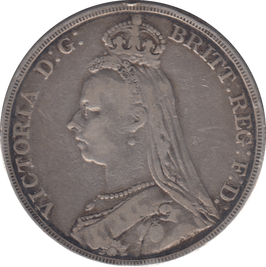 1892 CROWN ( FINE ) - CROWN - Cambridgeshire Coins