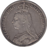 1892 CROWN ( FINE ) - CROWN - Cambridgeshire Coins