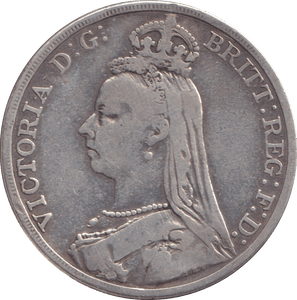 1892 CROWN ( FINE ) - CROWN - Cambridgeshire Coins