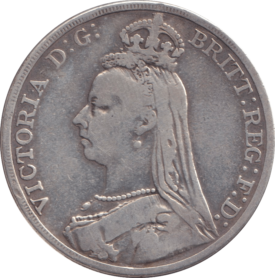 1892 CROWN ( FINE ) - CROWN - Cambridgeshire Coins