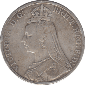 1892 CROWN ( FINE ) - CROWN - Cambridgeshire Coins