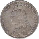 1892 CROWN ( FINE ) - CROWN - Cambridgeshire Coins