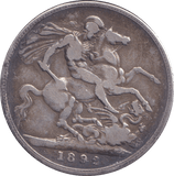 1892 CROWN ( FINE ) - CROWN - Cambridgeshire Coins