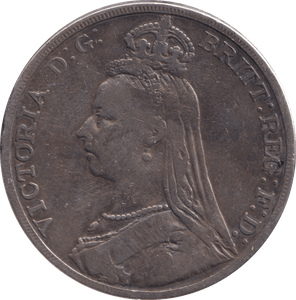 1892 CROWN ( FINE ) - CROWN - Cambridgeshire Coins