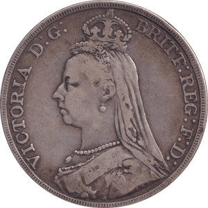 1892 CROWN ( FINE ) - CROWN - Cambridgeshire Coins