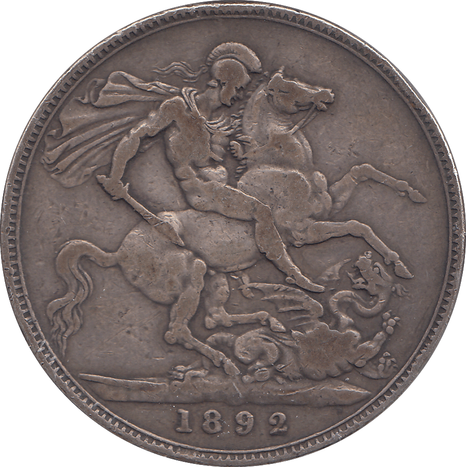 1892 CROWN ( FINE ) - WORLD COINS - Cambridgeshire Coins
