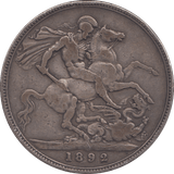 1892 CROWN ( FINE ) - WORLD COINS - Cambridgeshire Coins