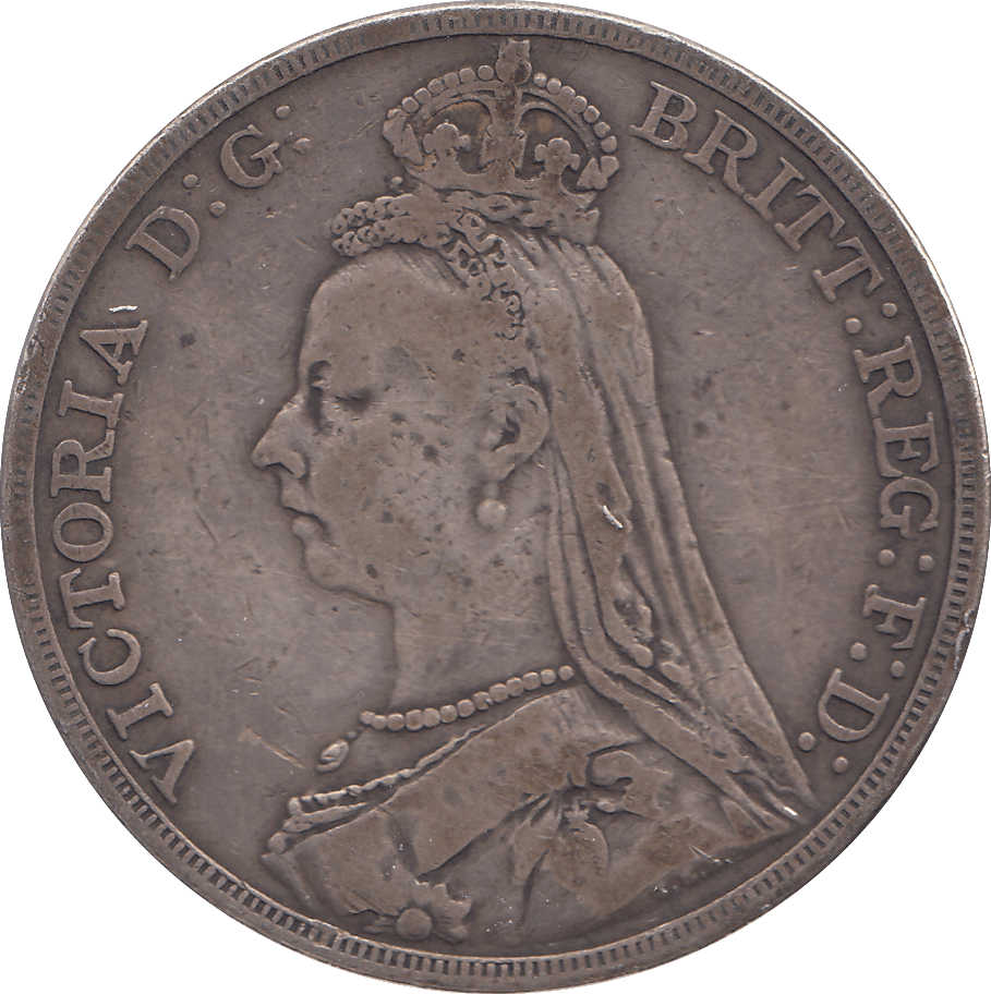 1892 CROWN ( FINE ) - WORLD COINS - Cambridgeshire Coins