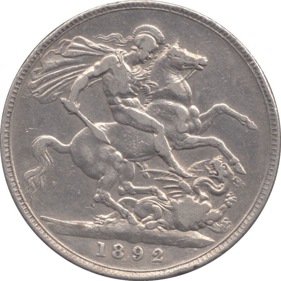 1892 CROWN ( GF ) - CROWN - Cambridgeshire Coins