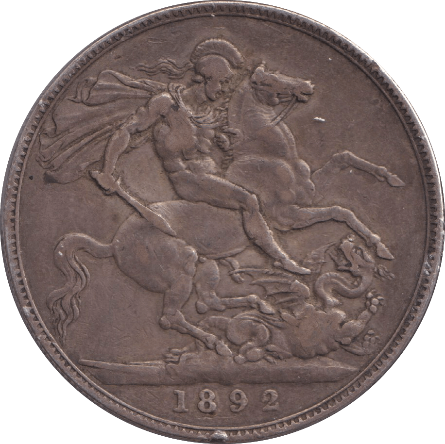 1892 CROWN ( GF ) - CROWN - Cambridgeshire Coins
