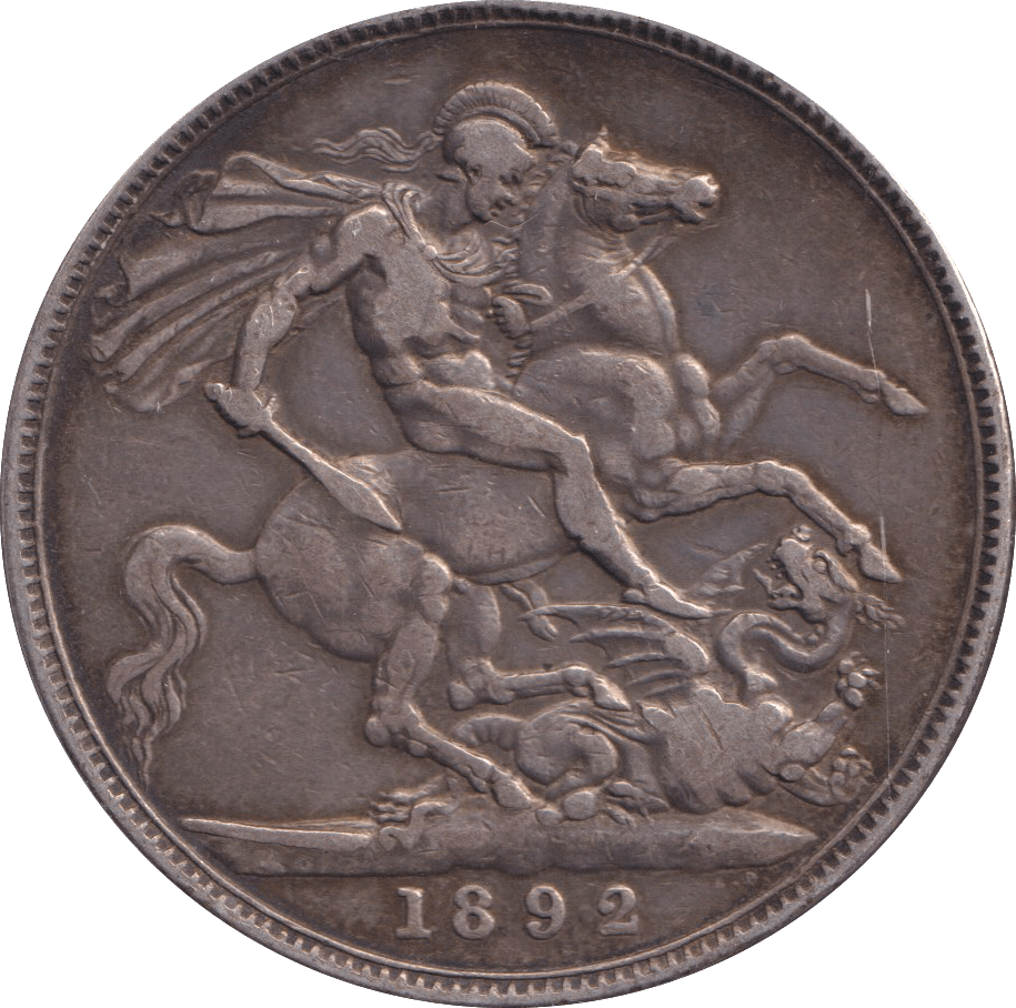 1892 CROWN ( GF ) - CROWN - Cambridgeshire Coins