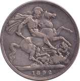 1892 CROWN ( GF ) - Crown - Cambridgeshire Coins