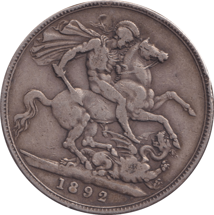 1892 CROWN ( GF ) - CROWN - Cambridgeshire Coins