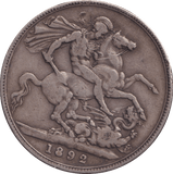 1892 CROWN ( GF ) - CROWN - Cambridgeshire Coins