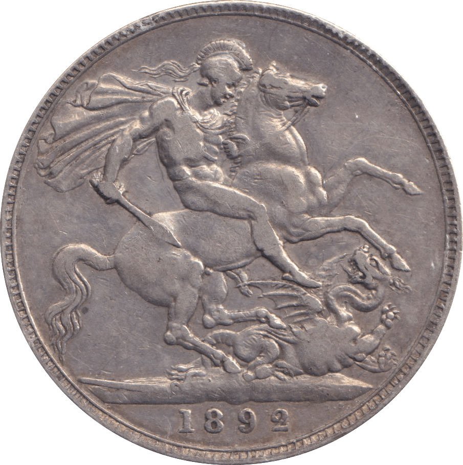 1892 CROWN ( GF ) - CROWN - Cambridgeshire Coins