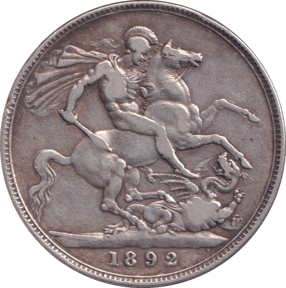 1892 CROWN ( GF ) - CROWN - Cambridgeshire Coins