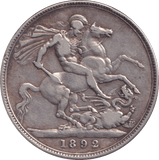 1892 CROWN ( GF ) - CROWN - Cambridgeshire Coins