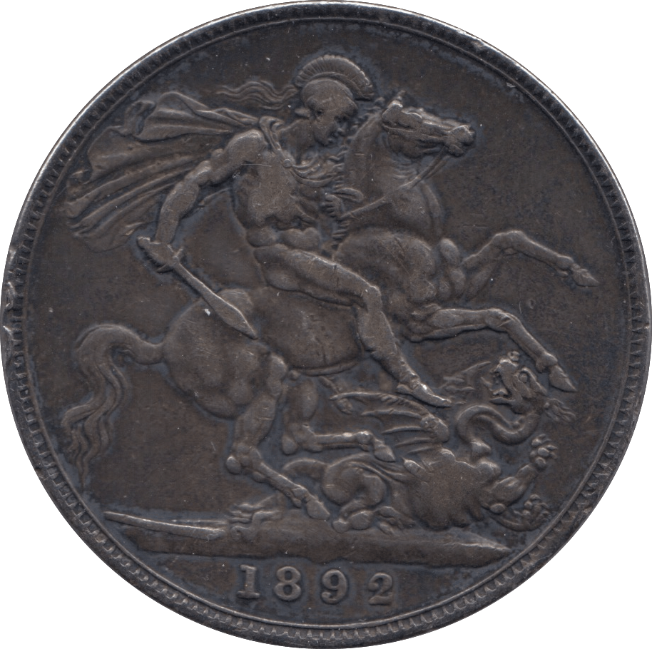 1892 CROWN ( GF ) - CROWN - Cambridgeshire Coins