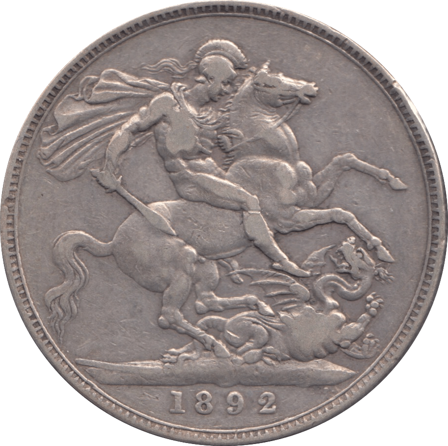 1892 CROWN ( GF ) - CROWN - Cambridgeshire Coins