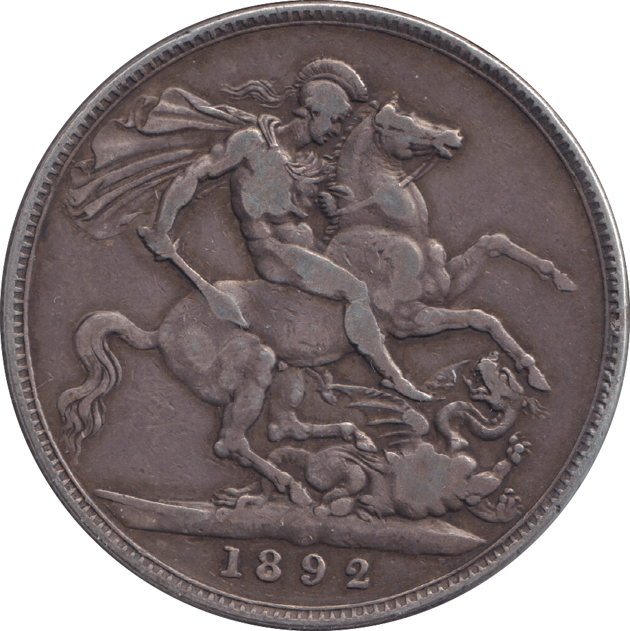 1892 CROWN ( GF ) - CROWN - Cambridgeshire Coins