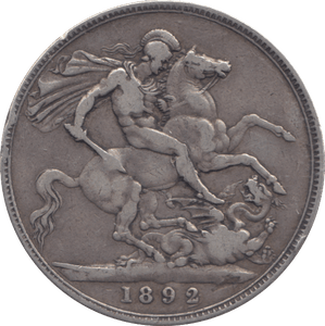1892 CROWN ( GF ) - CROWN - Cambridgeshire Coins