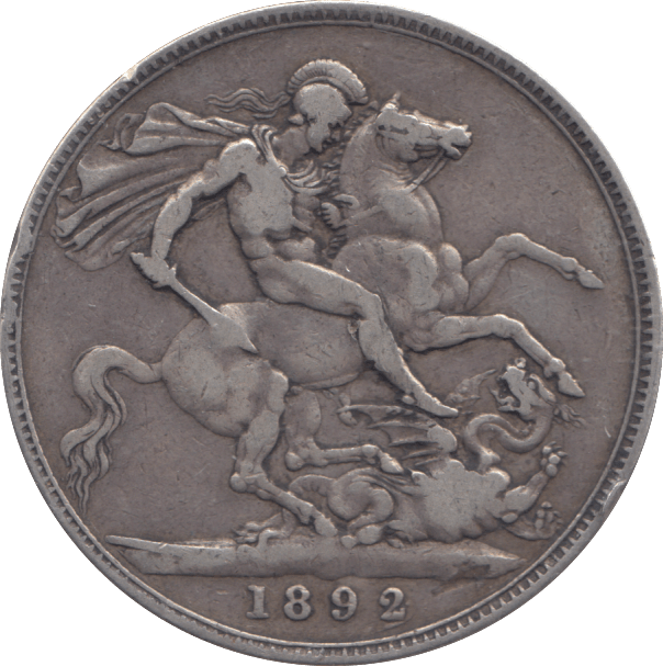 1892 CROWN ( GF ) - CROWN - Cambridgeshire Coins