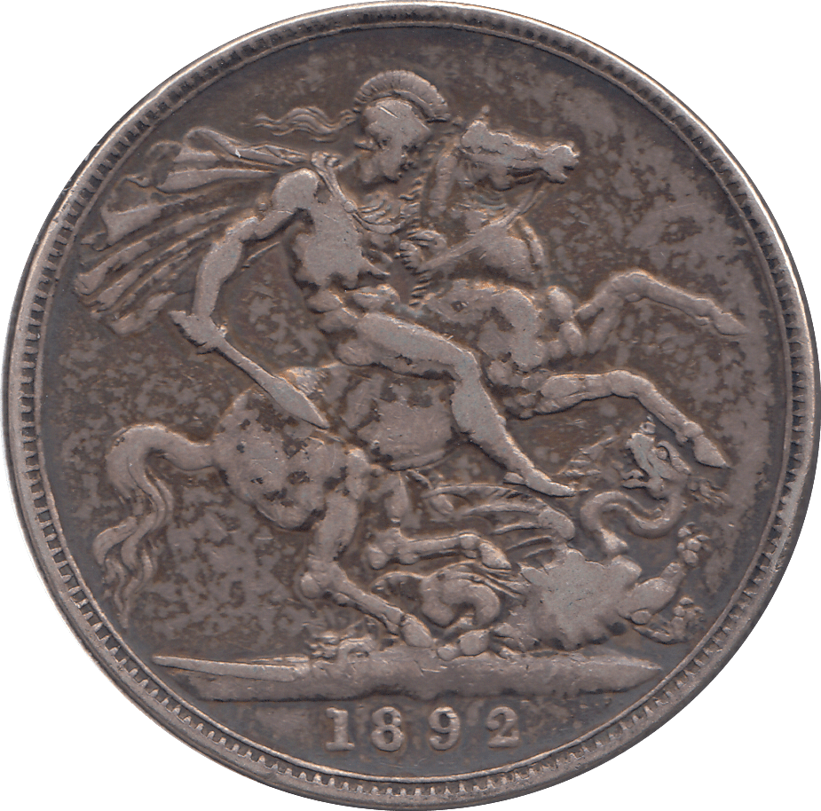 1892 CROWN ( GF ) - CROWN - Cambridgeshire Coins